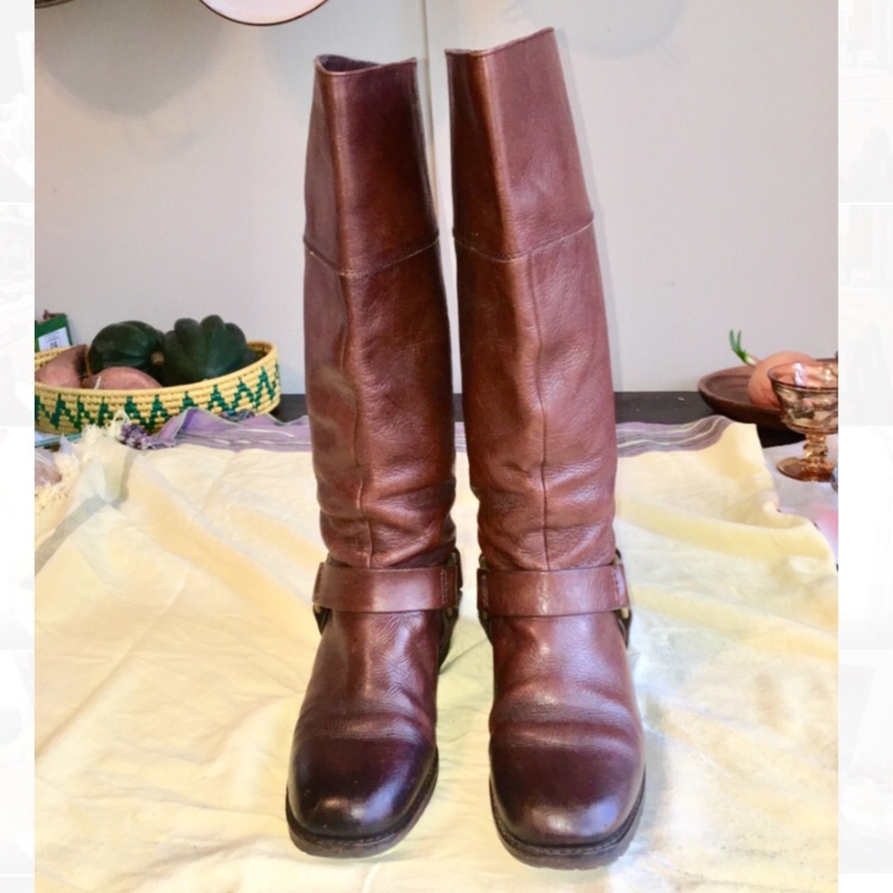 Tall leather Lucky Brand riding boots
